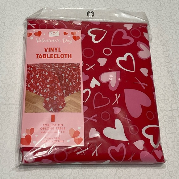 Meijers Other - Valentine's Day Vinyl Tablecloth